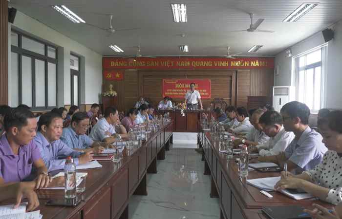 Châu Thành: Sơ kết thực hiện nhiệm vụ kiểm tra, giám sát và kỷ luật Đảng 6 tháng đầu năm 2024